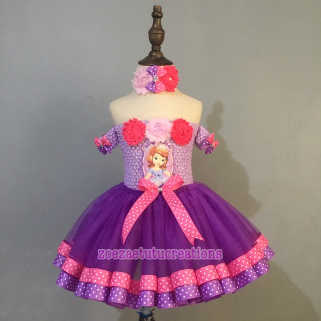 sofia the first tutu dress