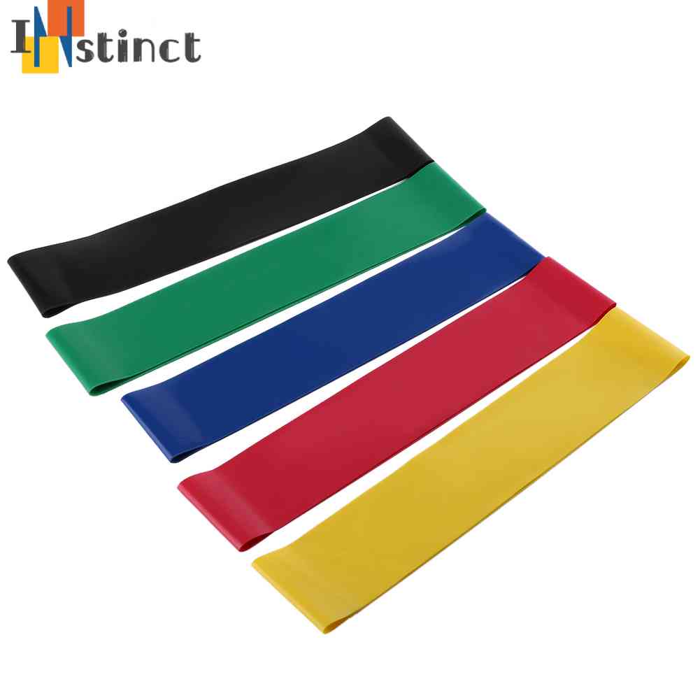 Elastic Natural Latex Tension Resistance Band Yoga Fitness Rubber Loop