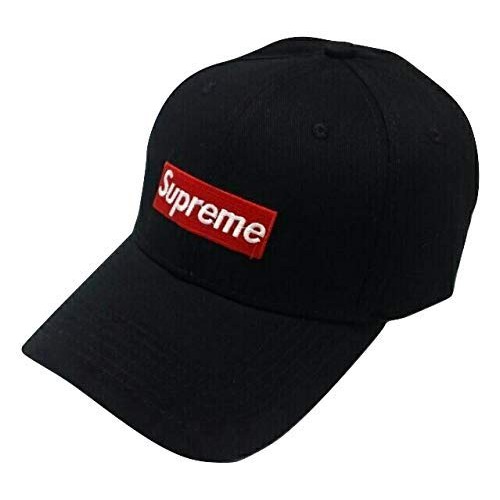 black supreme hat