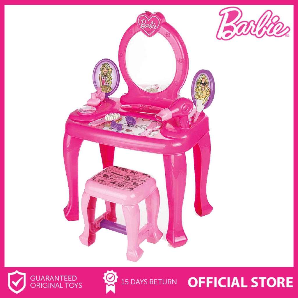 barbie dressing table set