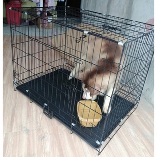 QUALITY XXXL COLLAPSIBLE DOG CAGE HEAVY DUTY(SIZE 4) L35 W23 H26