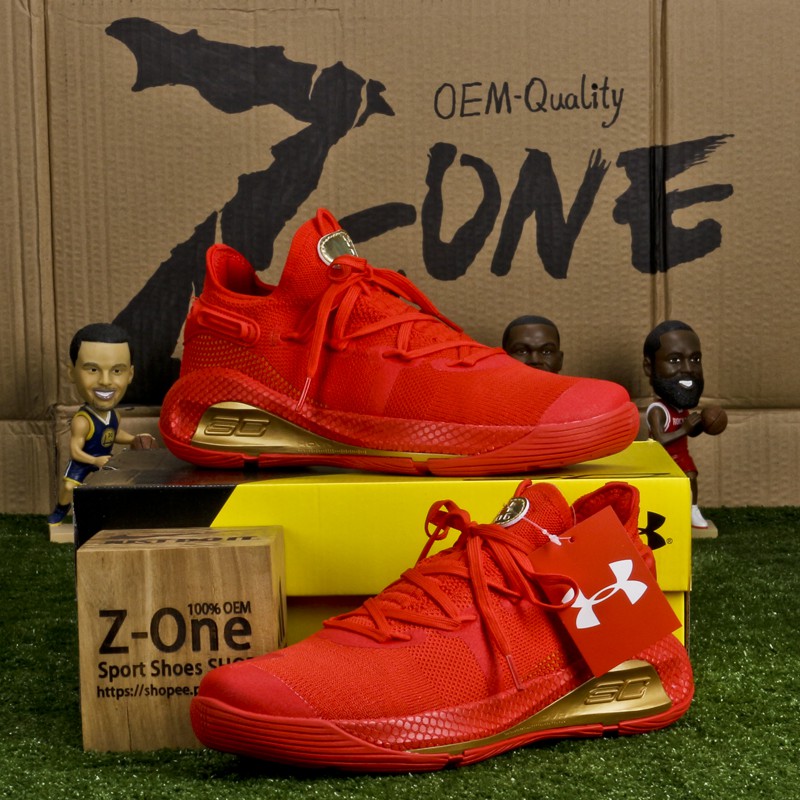 under armour curry 6 red