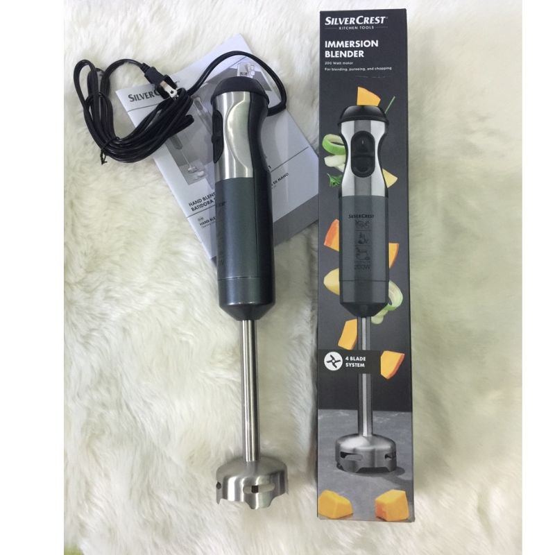 Lidl SilverCrest Immersion Blender, 4 blade system, 200 watts / stick