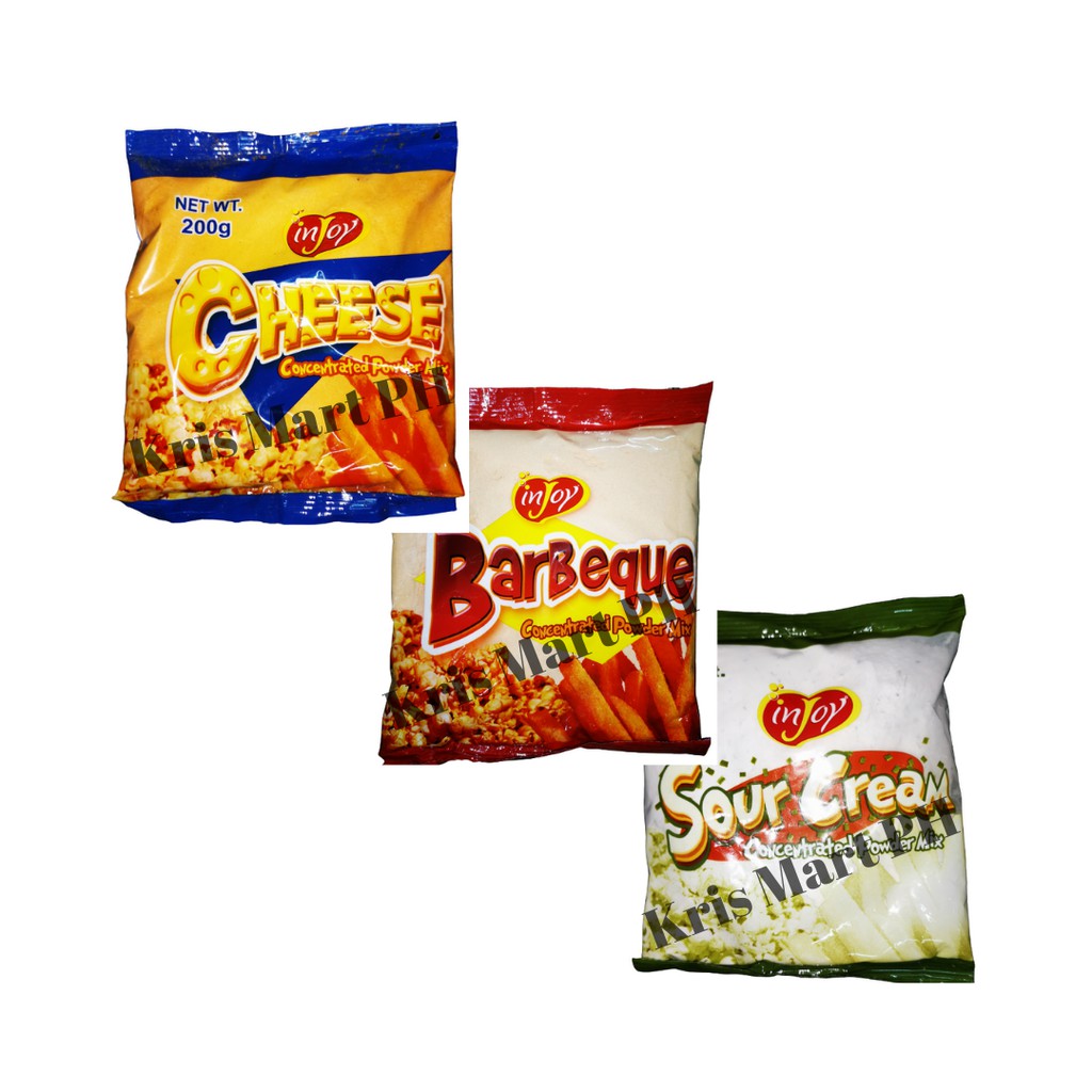 Fries Flavor Cheese Bbq Sour Cream Powder Mix 200g Injoymj Shopee Philippines 