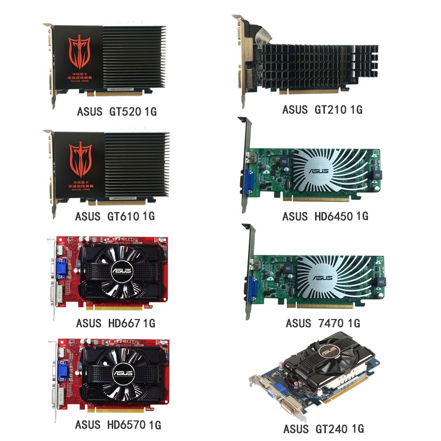 ASUS Original GT610 1GB Graphics Cards 64Bit SDDR3 Video Card For NVIDIA  Geforce GT 610 GT610-1GB GPU Games Dvi VGA Cards Used | Nvidia Gt 610 4gb |  isgb.edu.ar