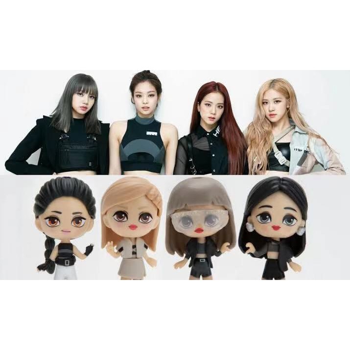 Kpop Black Pink Set Of 8 Figure BlackPink Girls | Shopee Philippines