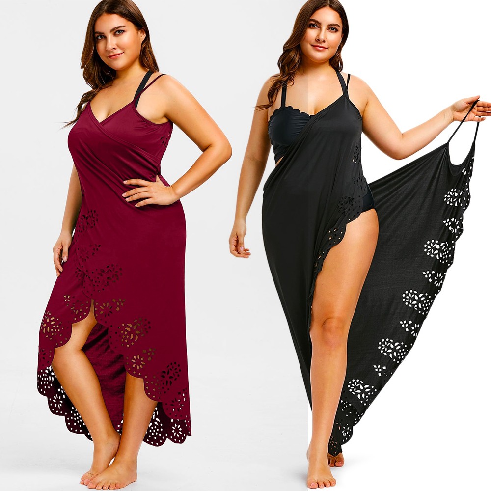 wrap dress swim cover up