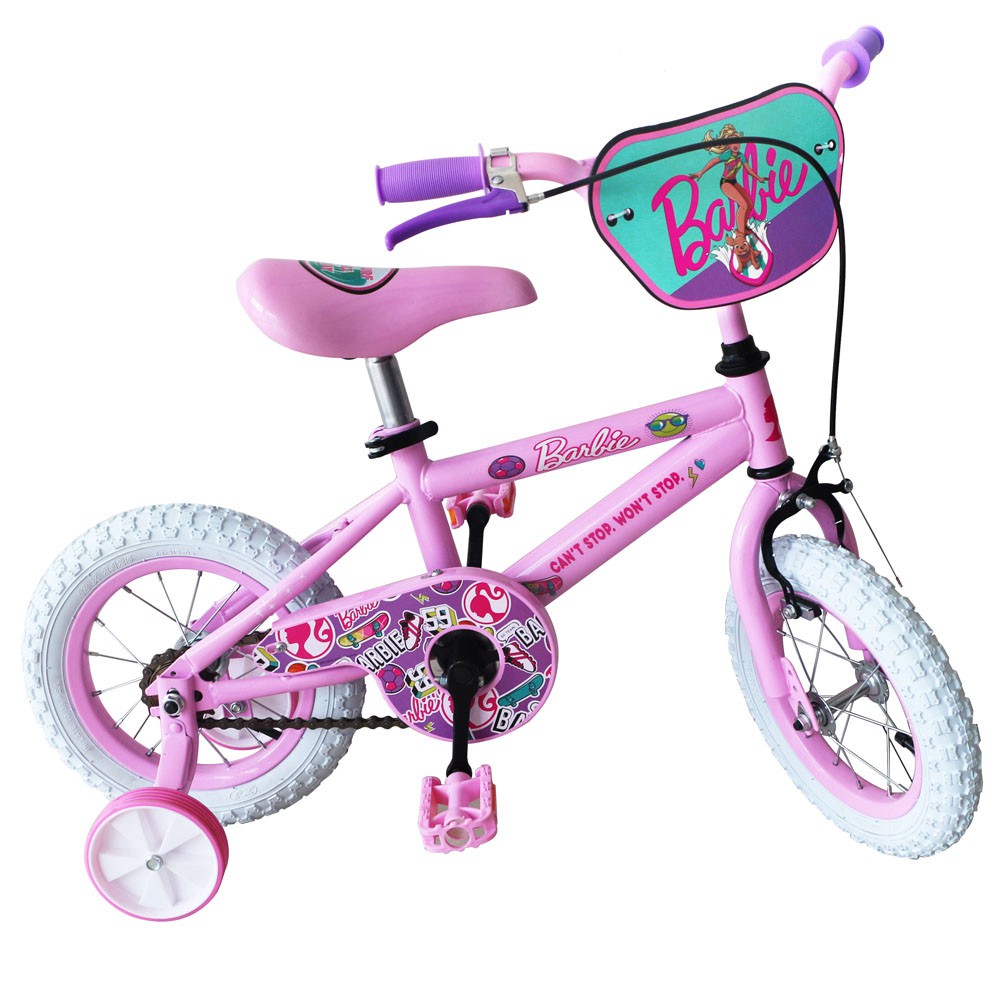 pink barbie bike