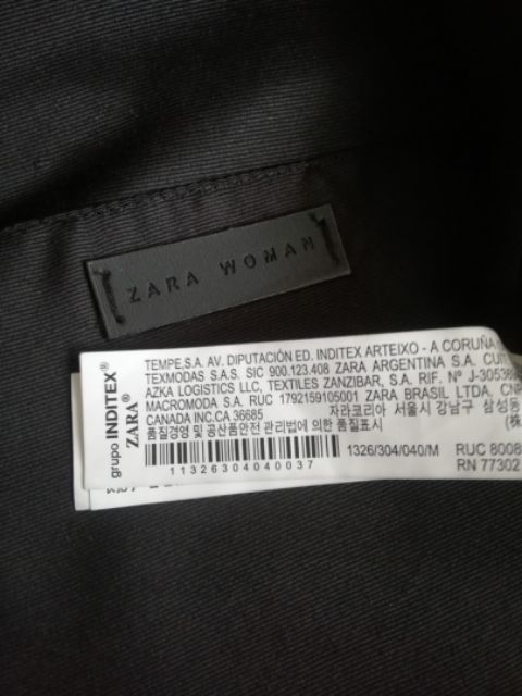 Authentic Zara Woman Handmade Backpack 