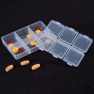 6 Grids Medicine Storage Box Mini Travel Pill Case Container Portable healthy #1