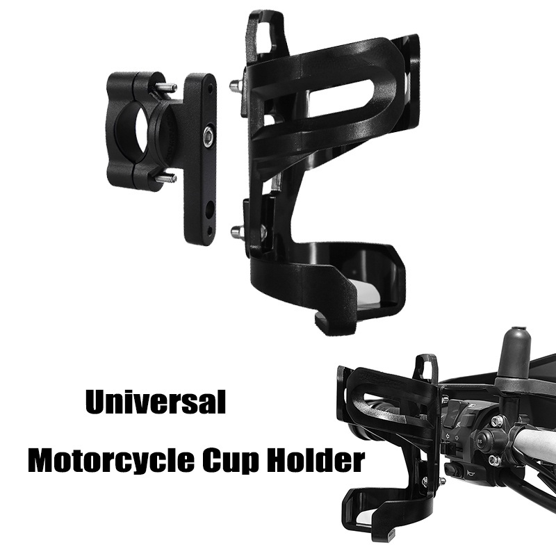 Motorcycle Crash Bar Water Bottle Motorbike Guard Drinking Cup Bracket