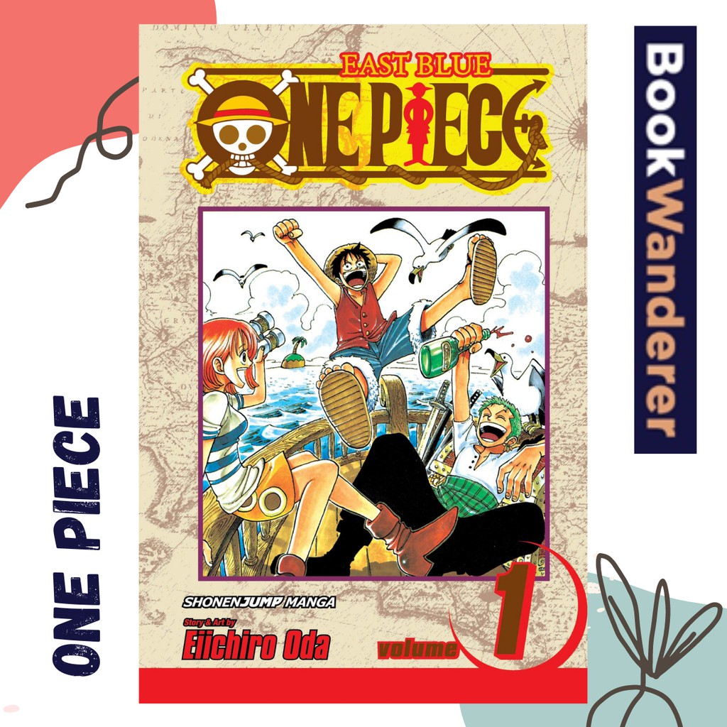 On Hand Brand New Manga One Piece Volume 1 96 English Viz Media Shopee Philippines