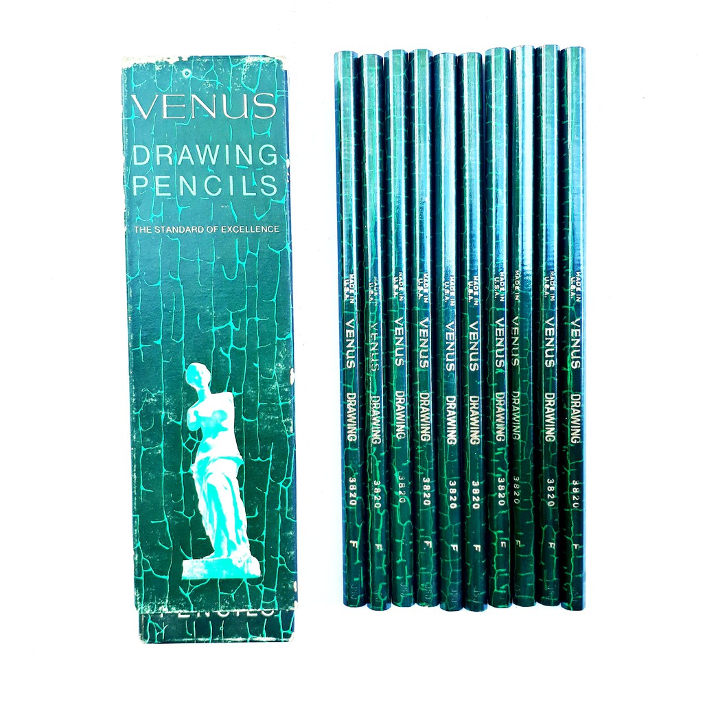 VENUS 3820 ANTIQUE DRAWING PENCILS, F, PER PIECE Shopee Philippines