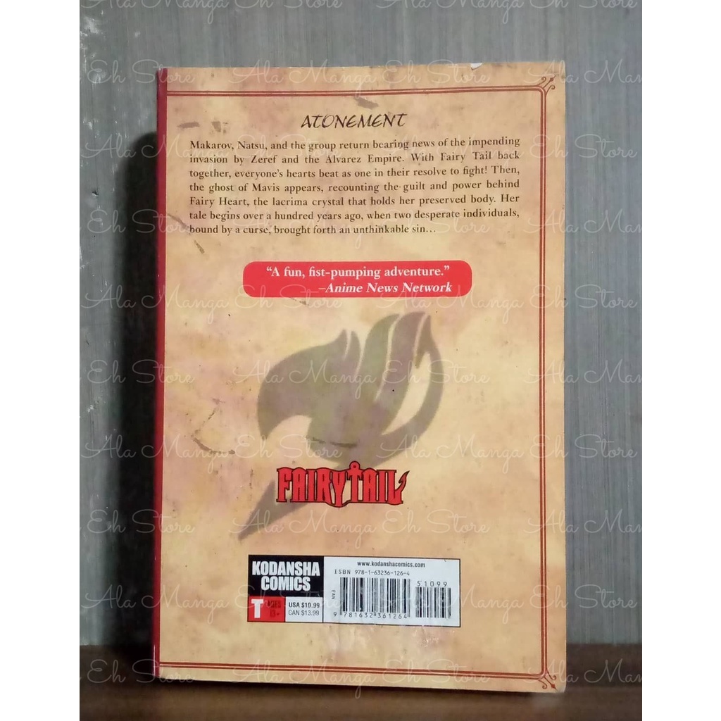 Fairy Tail Manga by Hiro Mashima Vol 53, English, Kodansha Comics, Preloved