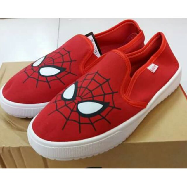 spiderman slip ons
