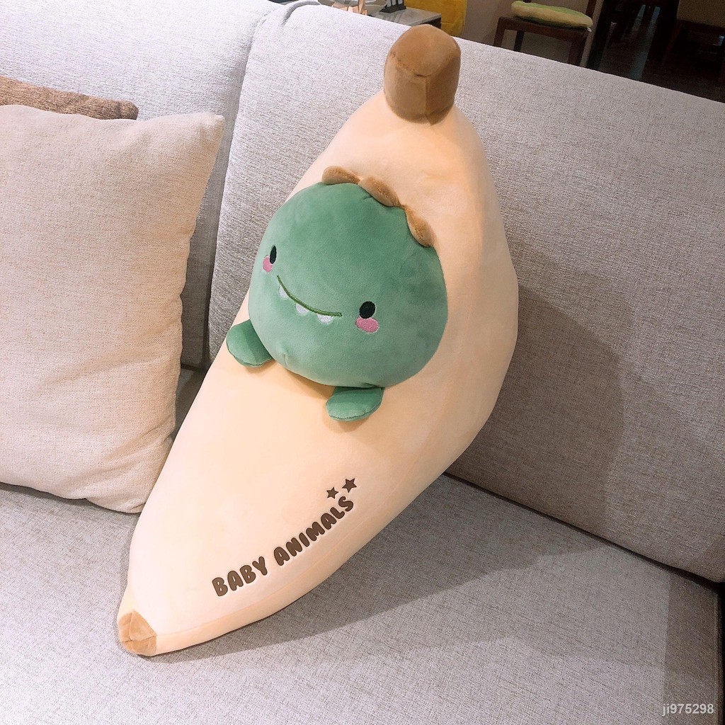 banana shark plush
