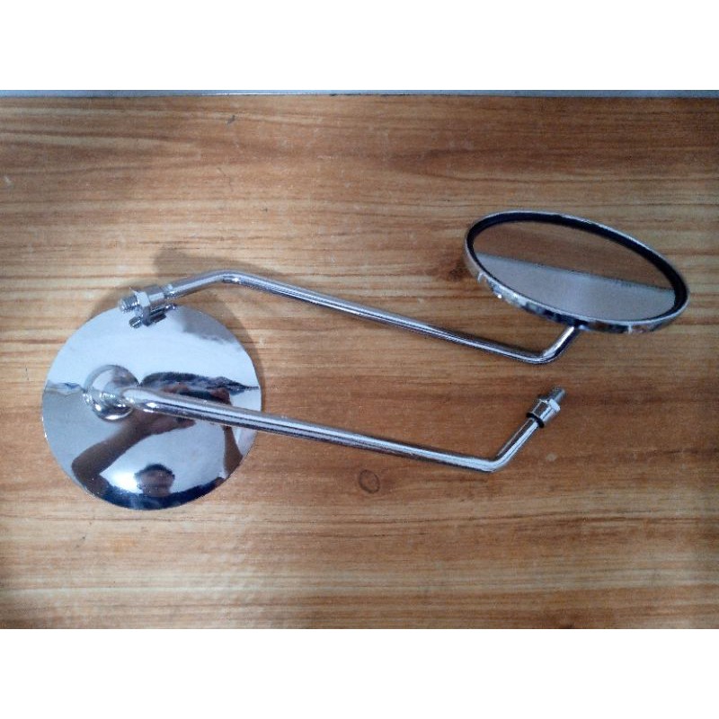 chrome classic side mirror medium stem | Shopee Philippines