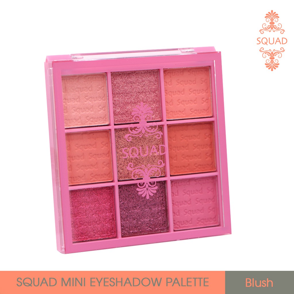 eyeshadow palette with blush
