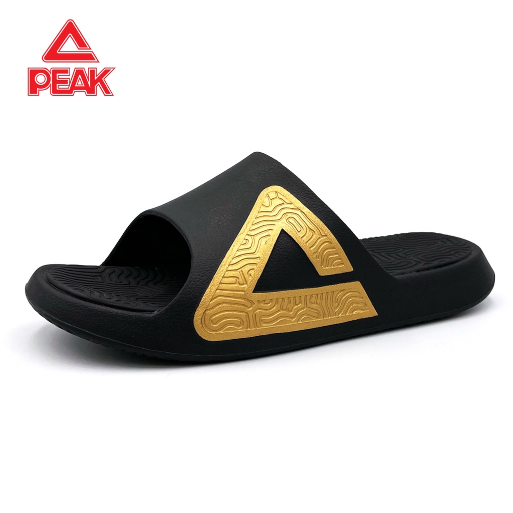Peak Men's TAICHI Cushioned Sports Slides Sandals E92037L | Shopee ...