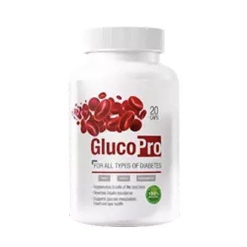 Gluco Pro 20 Capsules Original For Diabetic Support | Shopee Philippines