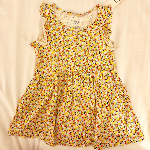 baby gap floral dress