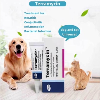 Terramycin Eye Ointment Corneal Inflammation Ointment Eye Redness  And Inflammation For Pets Animals #1