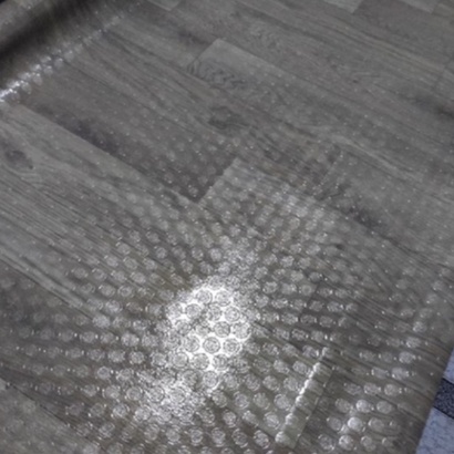 Anti-slip with Embossed Design Rubberized Linoleum Floor Mat Renolium