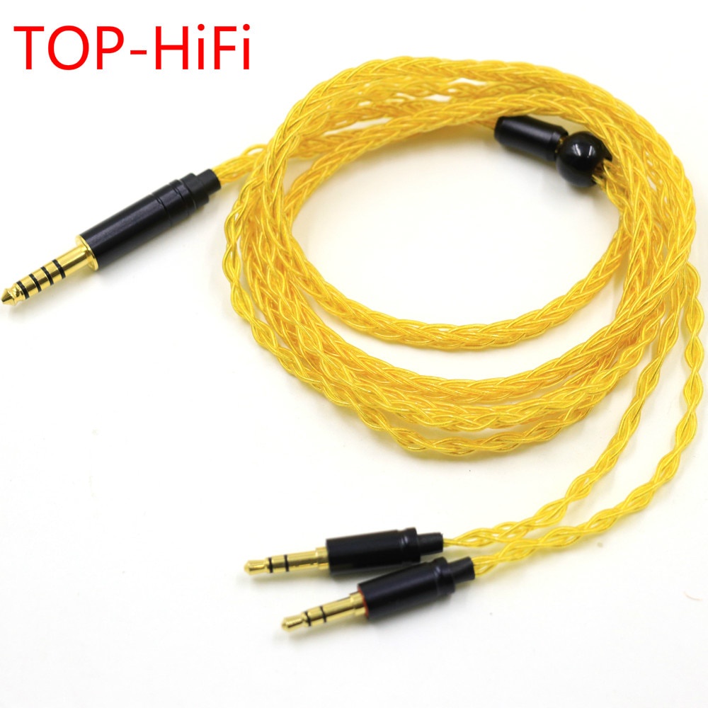 Top Hifi 125m 8 Cores Headphone Earphone Cable For Denon Ah D600 D7100