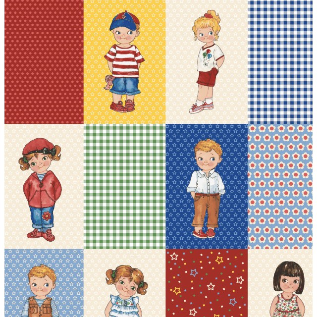 fabric paper dolls