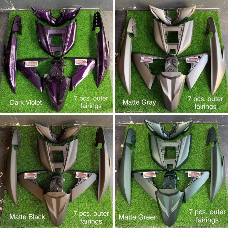 7 pcs. & 9 pcs. Mio soul i 125 Outer Fairings Shopee Philippines