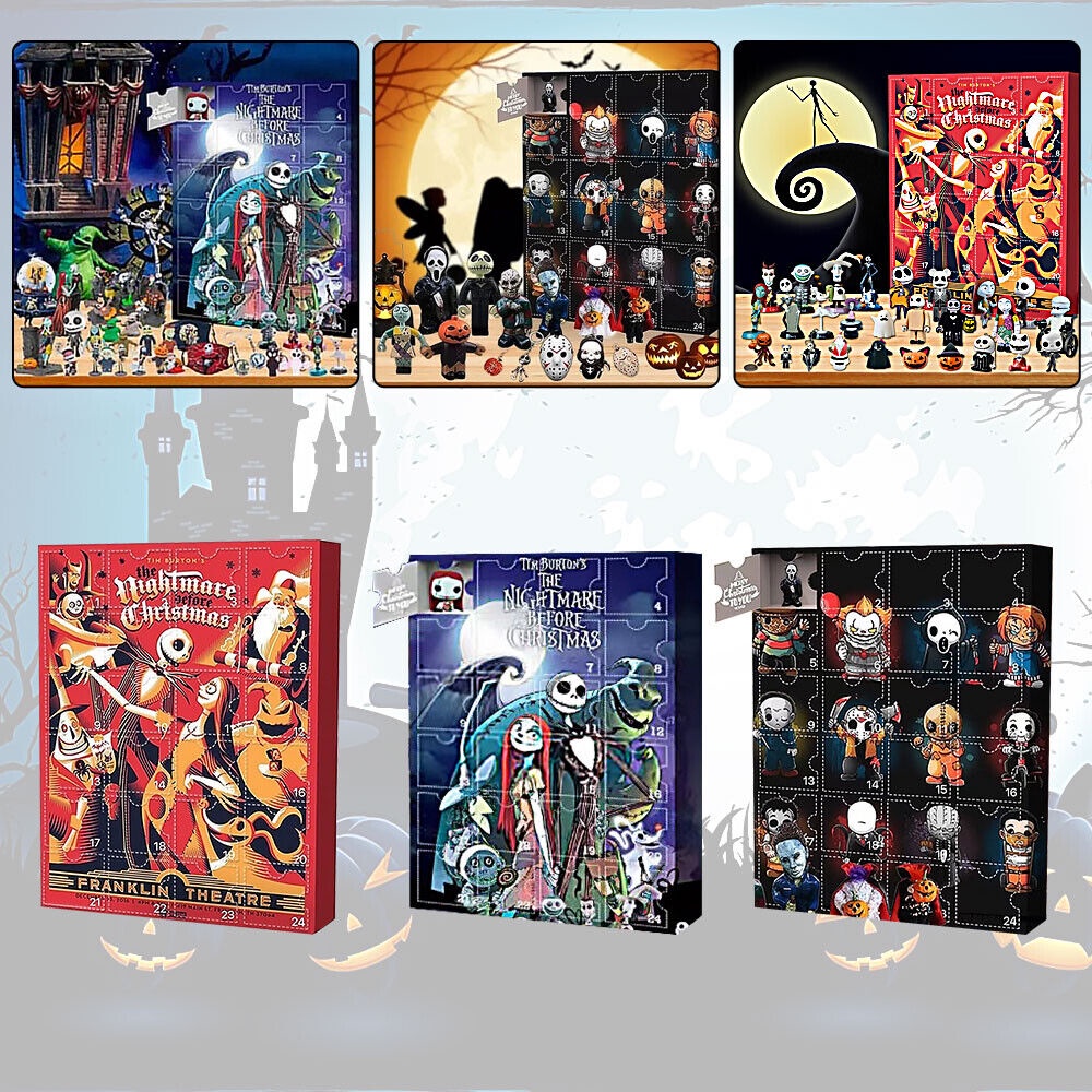 The Nightmare Before Christmas Halloween Advent Calendar 24 Dolls