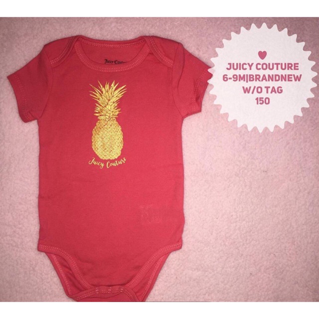 juicy couture baby onesie