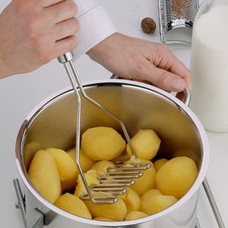 Stainless Steel Potato Masher Practical Kitchen Gadgets Potato Ricer Press #6