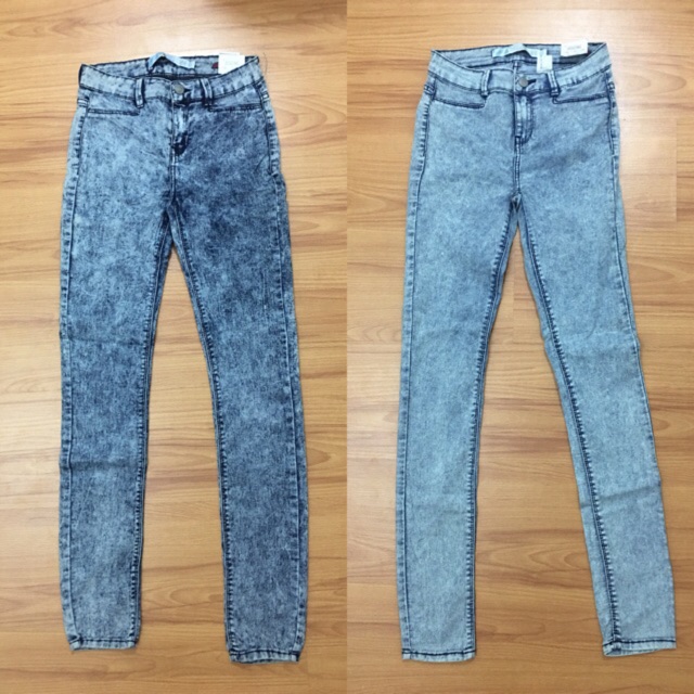 zara acid wash jeans