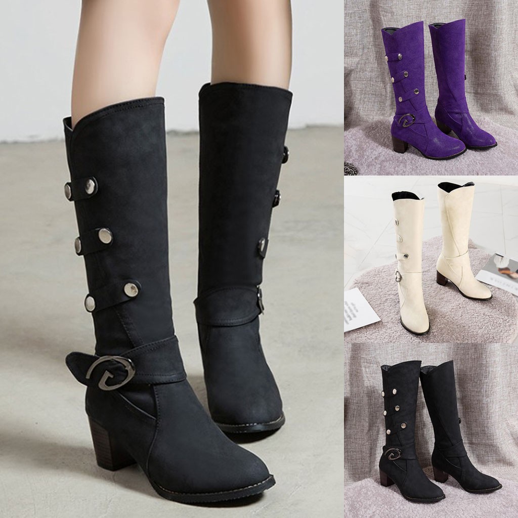 knee high warm winter boots