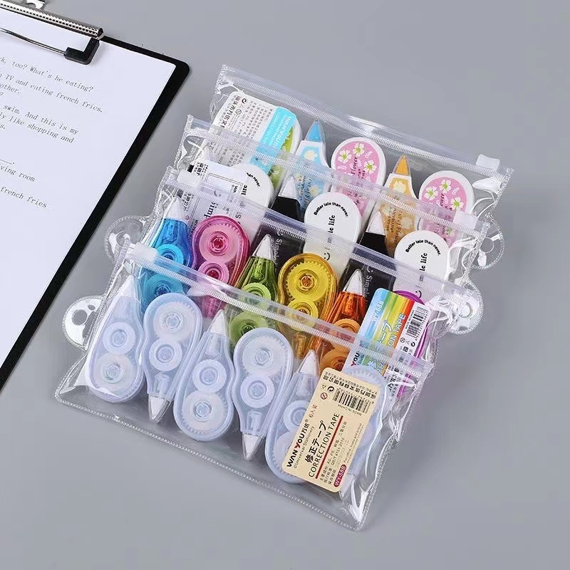 KURPH Mini Correction Tape Set 6IN1 Writing correction School Supplies