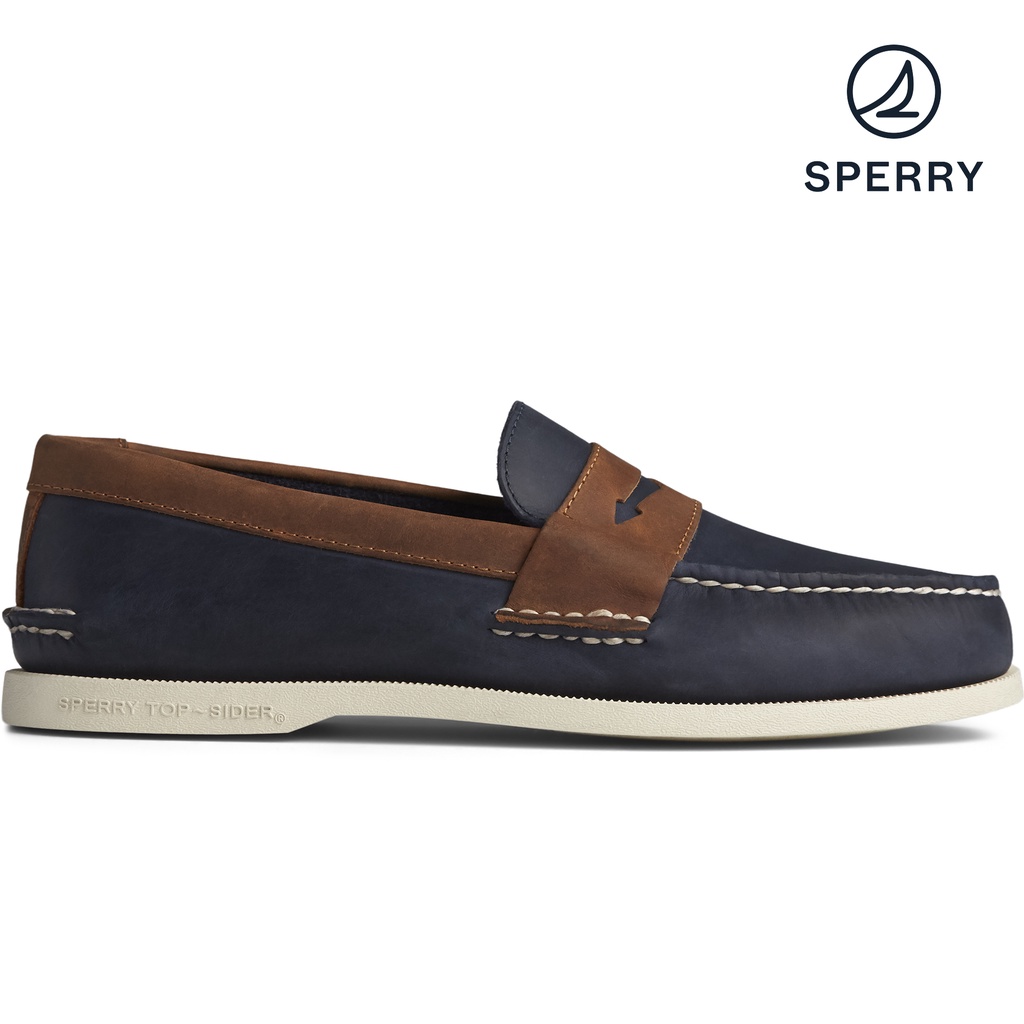 Sperry Men's Authentic Original Penny Loafer Wild Horse Casual STS22015 ...