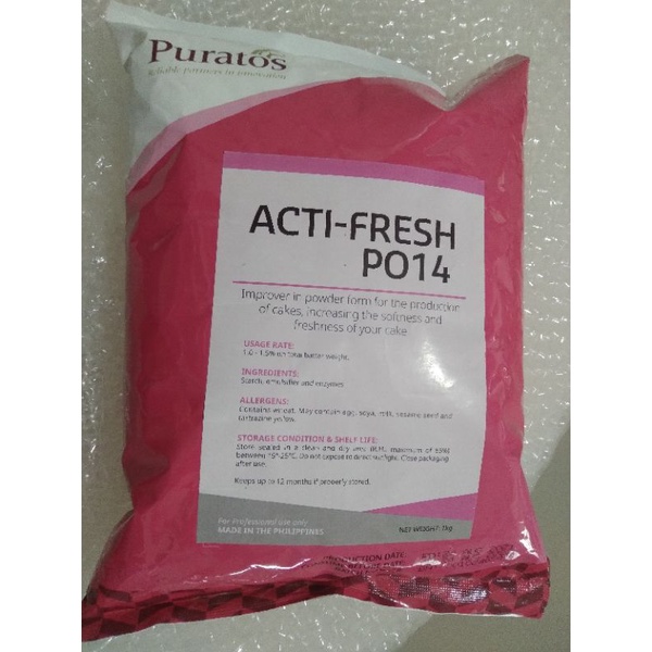 Puratos Actifresh PO14 (Cake Improver) Shopee Philippines