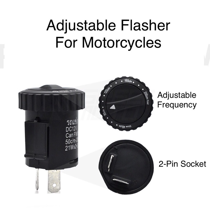 Adjustable Flasher Relay / Signal Light Flasher Relay For Motorcycles