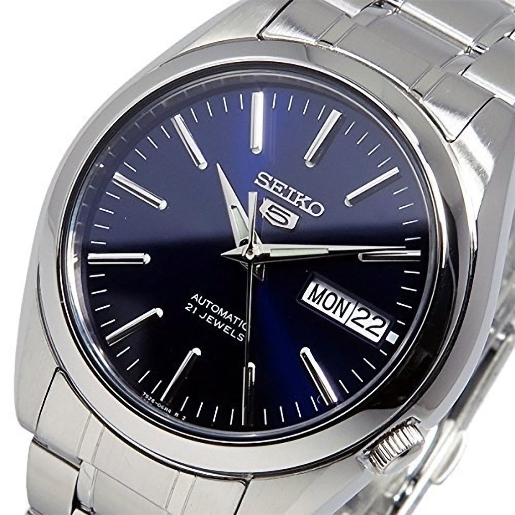 SEIKO 5 SNKL43 SNKL43K1 21 Jewels Automatic Blue Dial Stainless Steel Men  Watch | Shopee Philippines