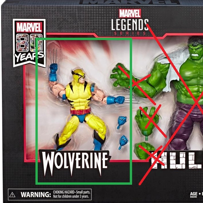 wolverine hulk marvel legends