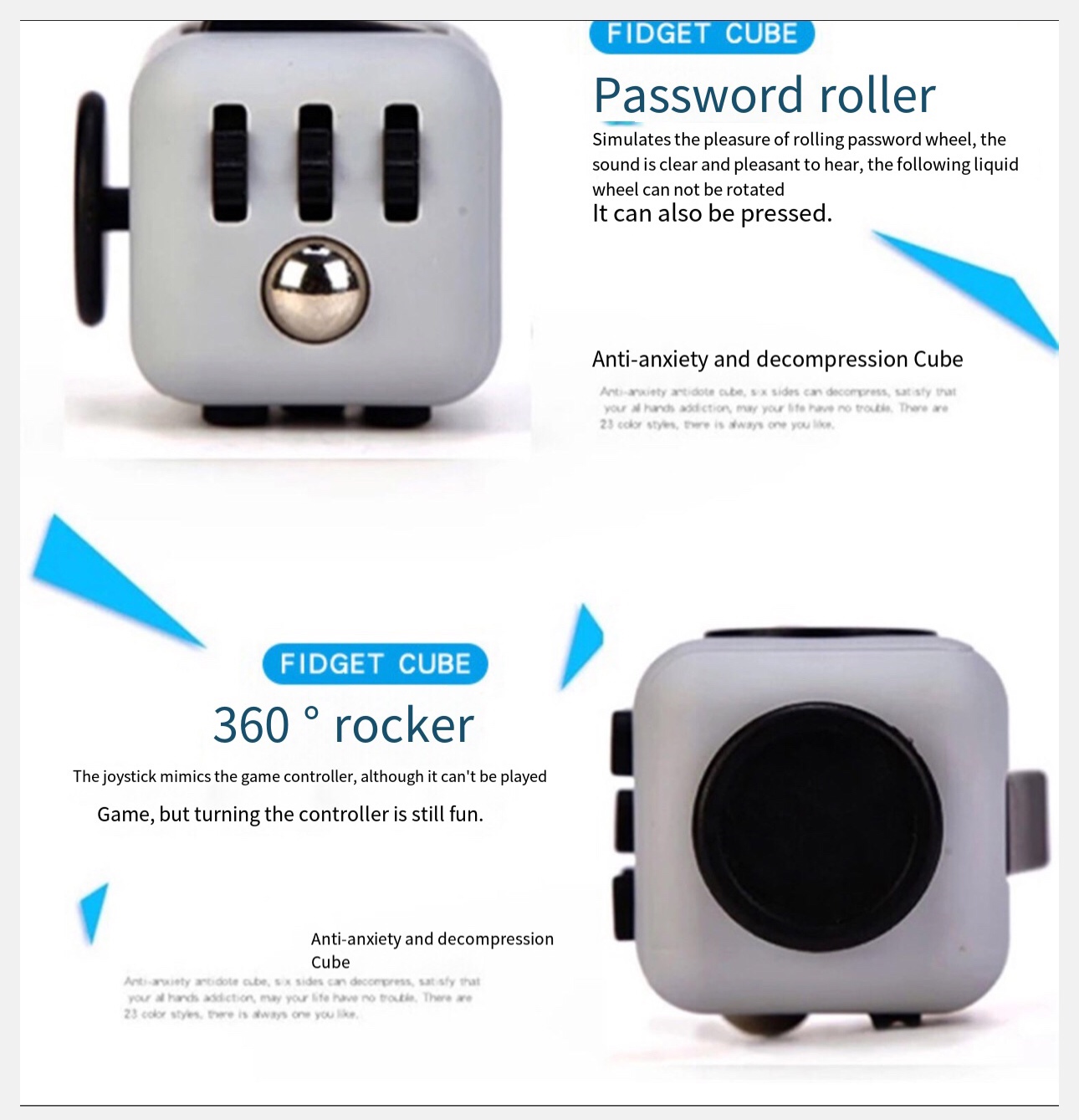 fidget cube action