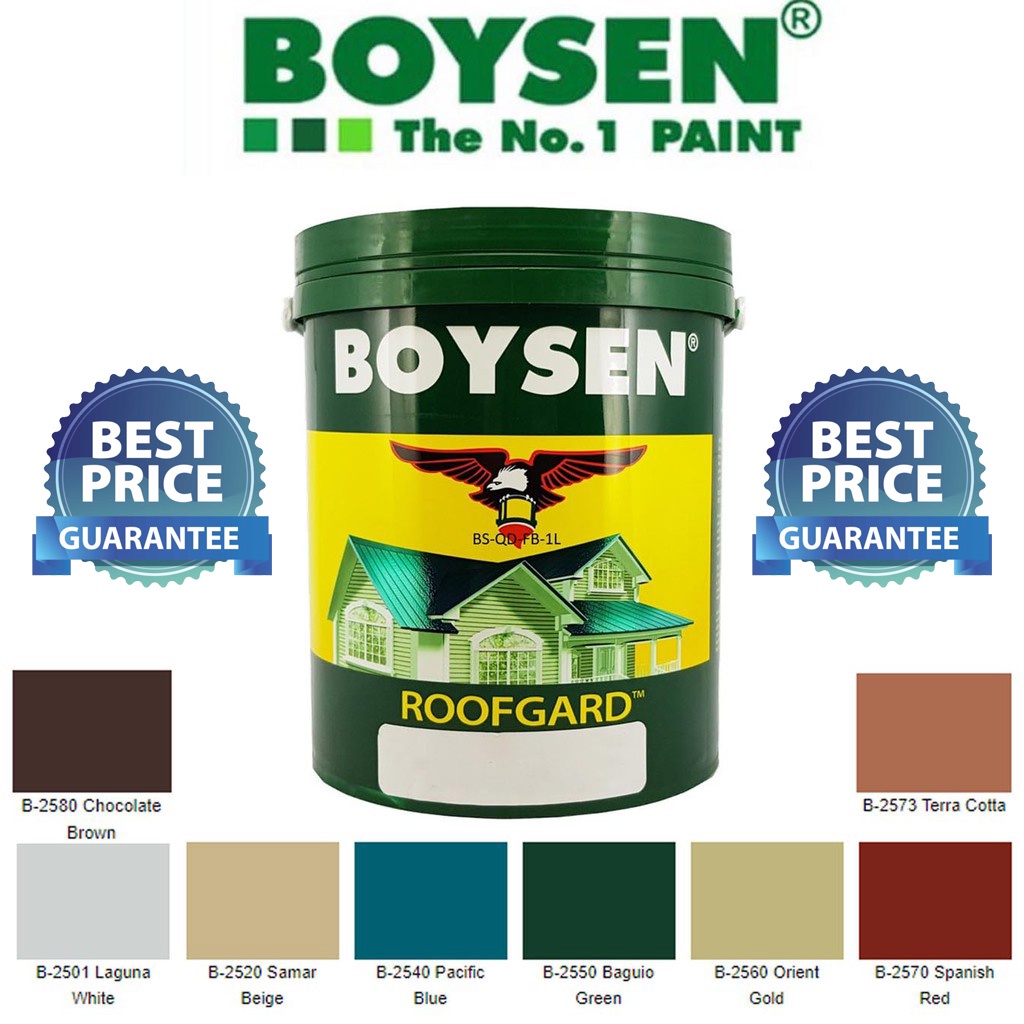 Boysen Roof Guard 1 Gallon Shopee Philippines