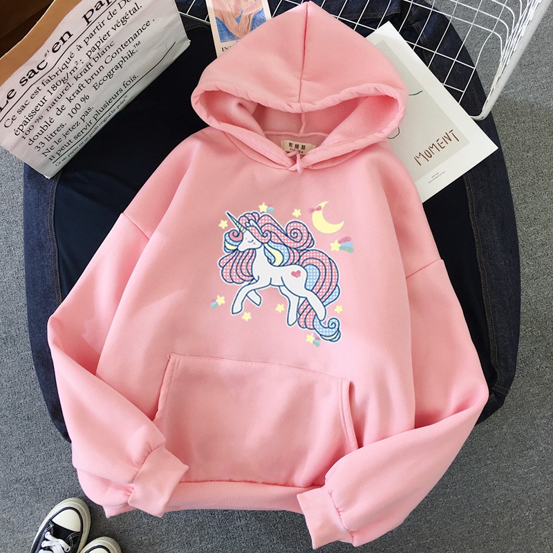 pony fleece hoodie