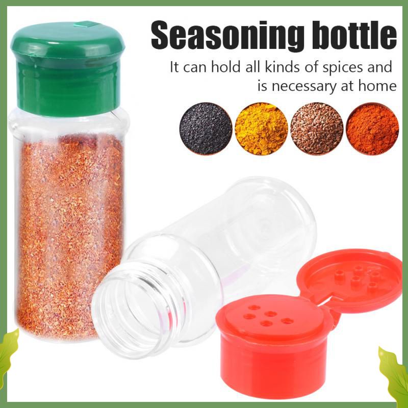 100ml Spice Jar Plastic Pepper Flavor Air Bottle Container Sieve
