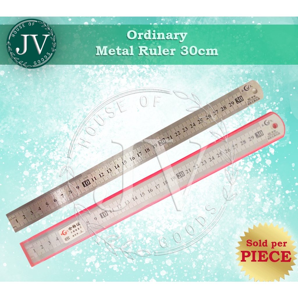 Ordinary Metal Ruler Cm Pc Shopee Philippines