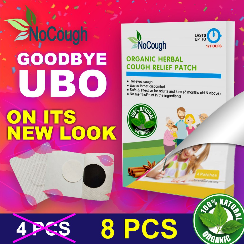 Organic Cough Relief Patch for 3 months old Baby to Adults