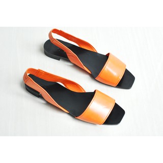  Zara  Sling Sandals  Orange Shopee  Philippines