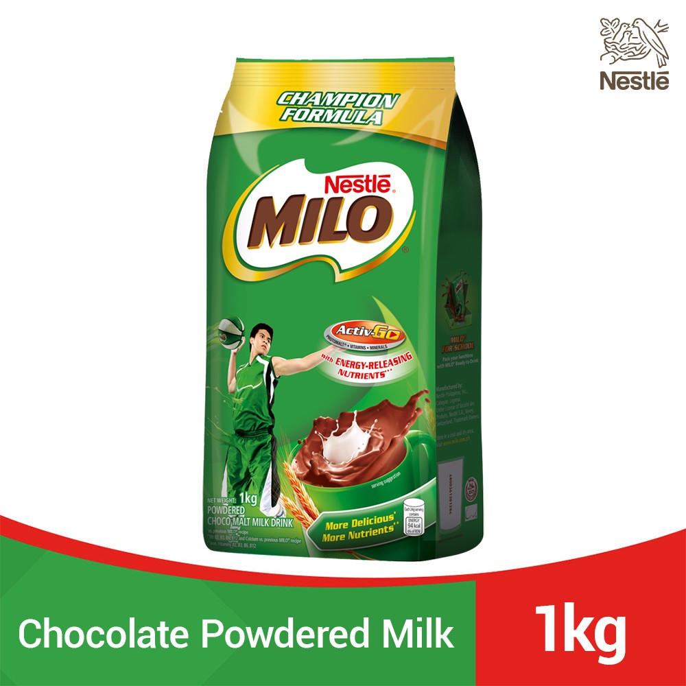 MILO Powdered Choco Malt Milk Drink 1kg Shopee Philippines