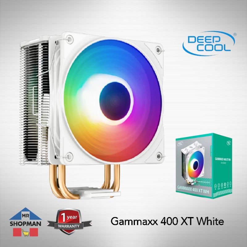 Deepcool Gammaxx 400 Xt White Rgb 400xt Cpu Fan Cooler Shopee Philippines